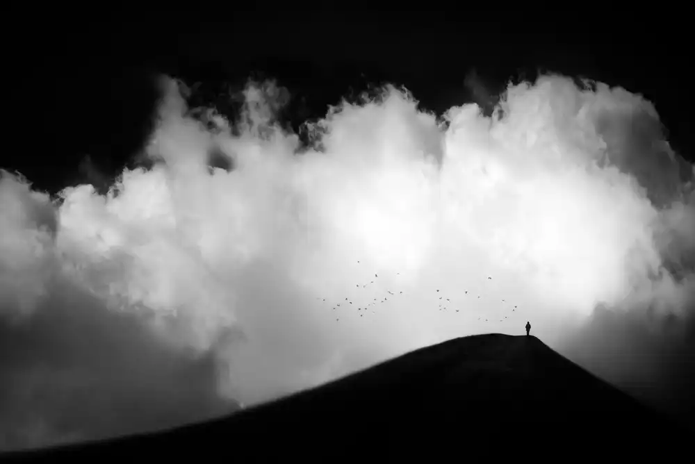 Keller, Nic: Alone with big clouds