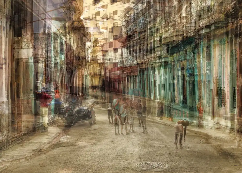 Labagnara, Roxana: Daily scene in Centro Habana