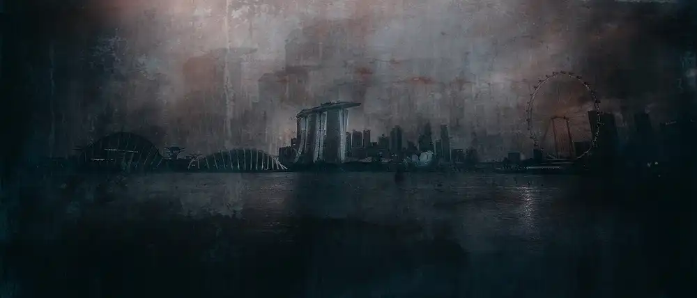 Chiriacò, Carmine: Skyline von Singapur