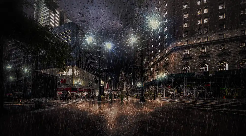 Carvalho, Jackson: Gotham - Rainy Night