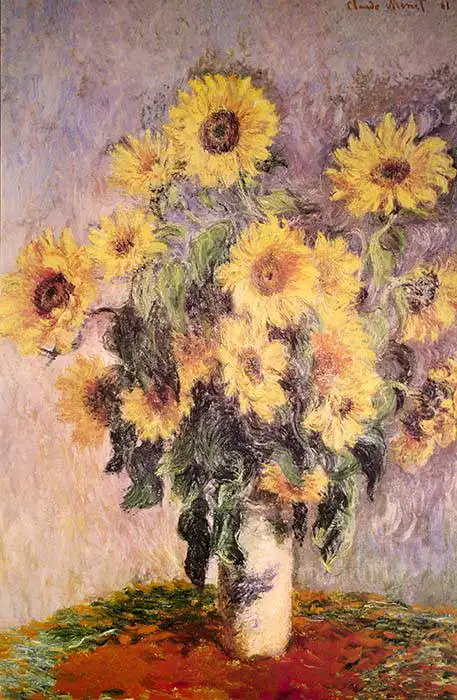 Monet, Claude: Sunflower