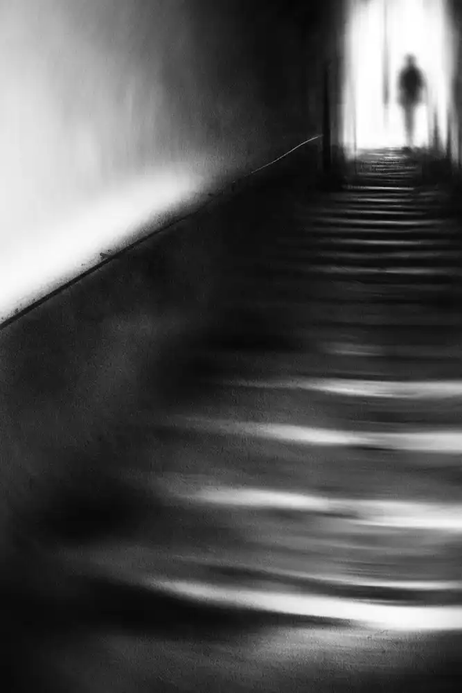 Quaglia, Nicodemo: Treppe in der Gasse