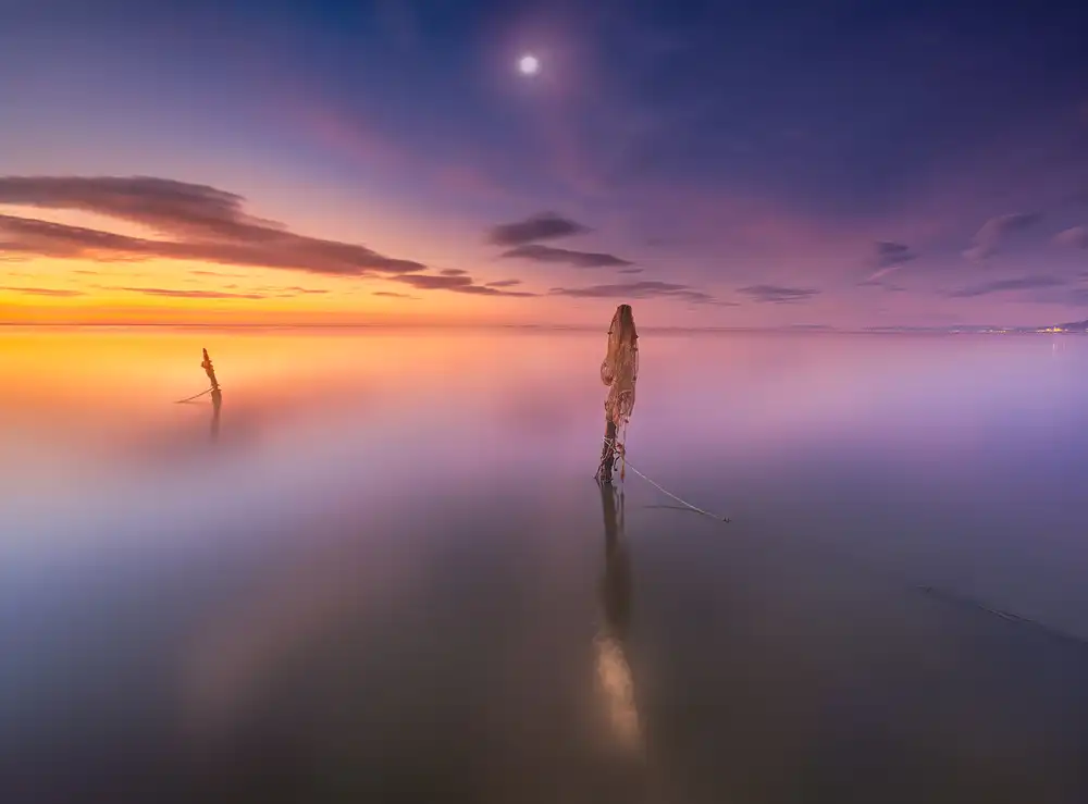 Joanaduenas: Sunrise in Delta del Ebre wetland
