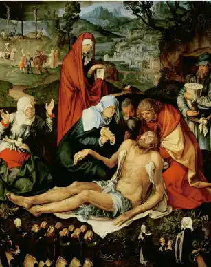 Dürer, Albrecht: Lamentation over the dead Christ
