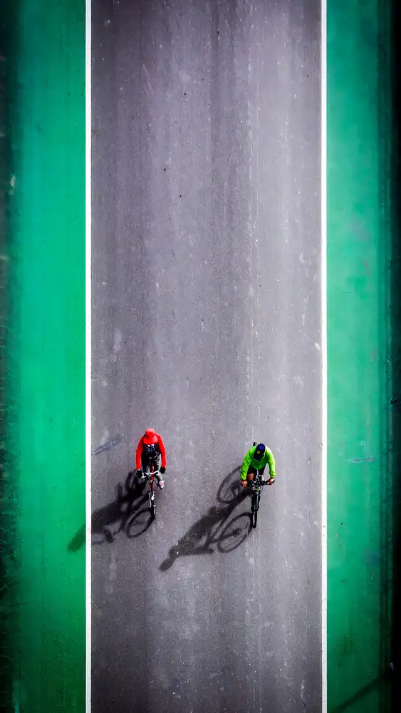 Lin, Fengshou: Bicycle day