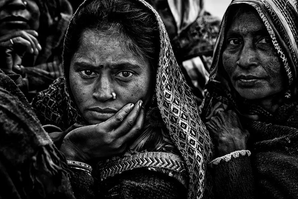 Garmendia, Inazio Joxe: Warten auf eine kostenlose Augenuntersuchung und Vorsorgeuntersuchung – Netra Kumbh – Prayagraj-Indien