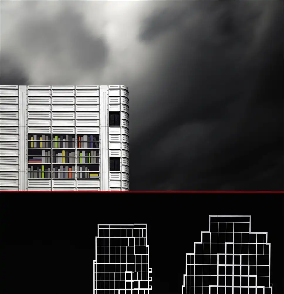 Claes, Gilbert: clôture de chantier