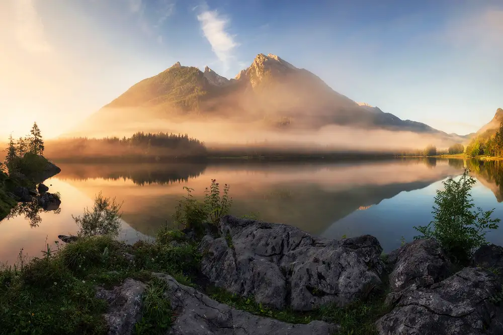 Gastager, Daniel: Golden Summer Morning in the Alps