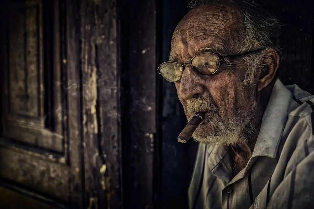 Stranak, Pavol: man on porch