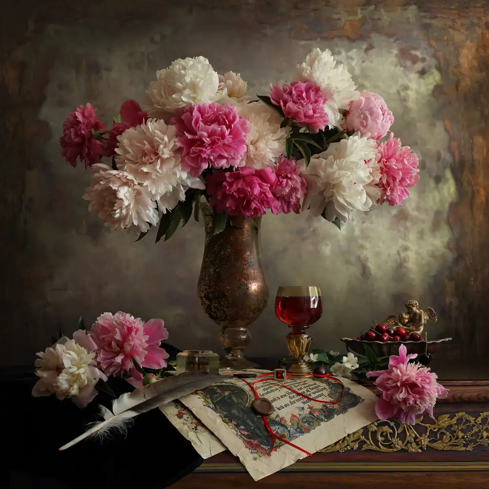 Morozov, Andrey: Stillleben mit Blumen