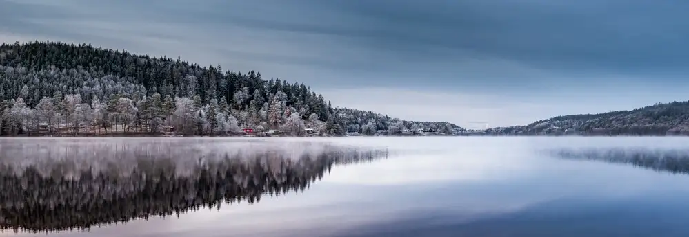 Pettersson, Benny: Panorama jezera Gröen