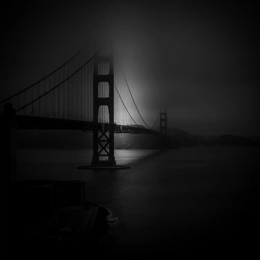 Buder, Stefan: Golden Gate - étude de nuit