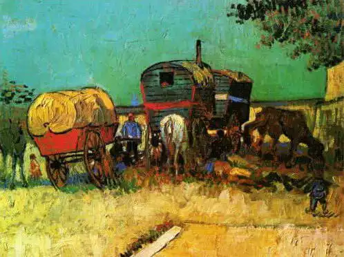 Gogh, Vincent van: Camp de gitans