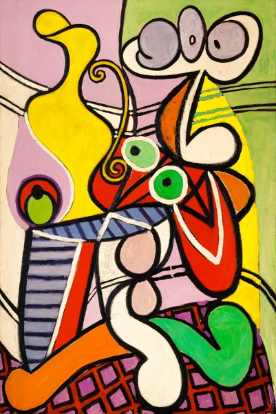 Picasso's painting of a chessboard