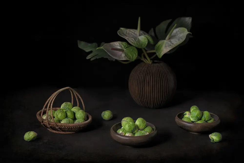 Jacobs, Lydia: Stillleben mit Rosenkohl