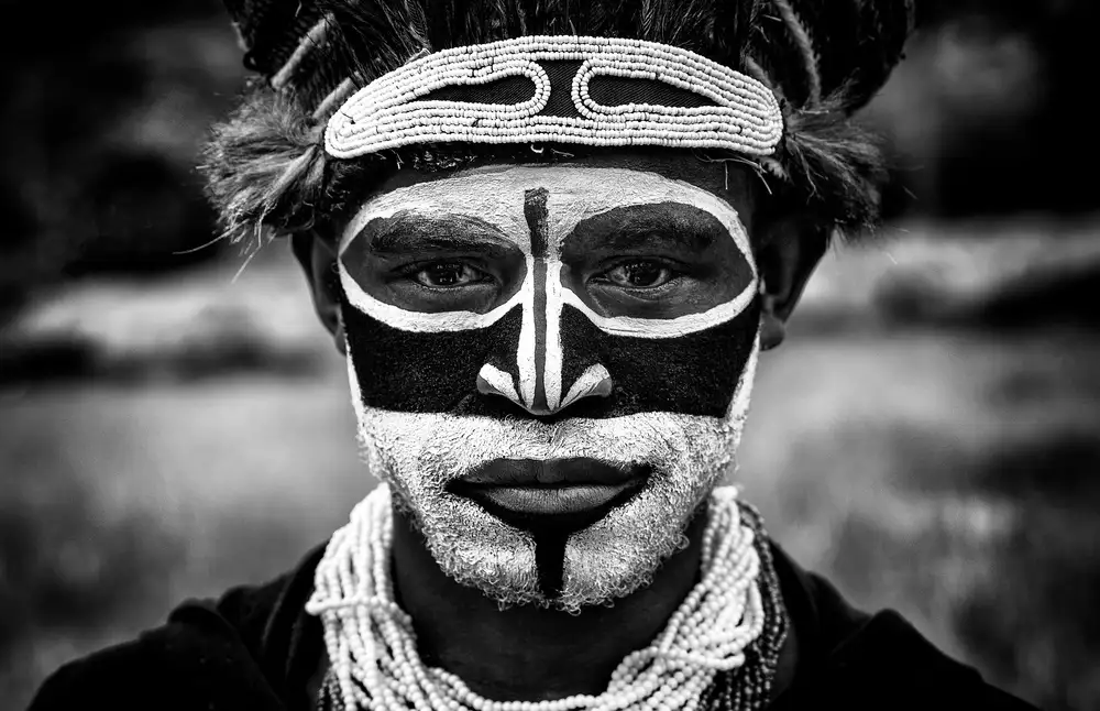 Garmendia, Inazio Joxe: Připraveno na Mt.Hagen sing sing festival - Papua-Nová Guinea