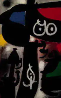 Miró, Joan: Žena a ptáci