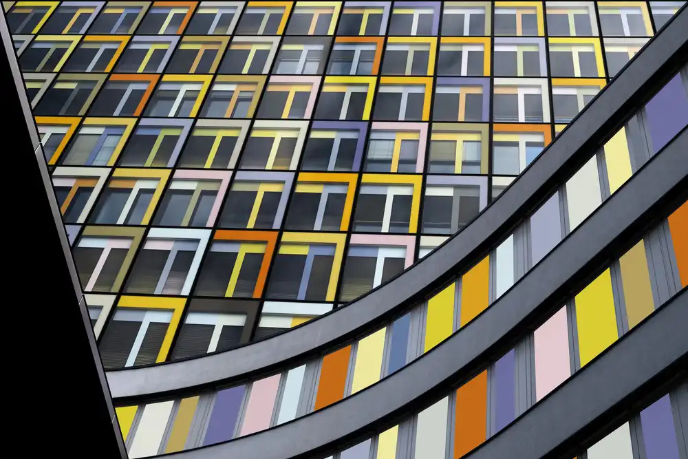 Endermann, Rolf: façade colorée