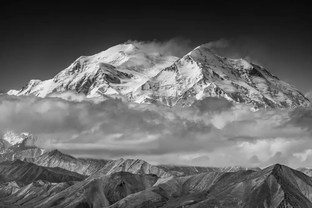 Sink, C. Jeffrey: Denali dalla linea di cresta avversaria