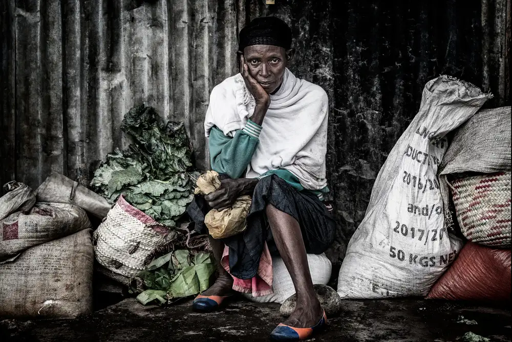 Garmendia, Inazio Joxe: In a market in Ethiopia.