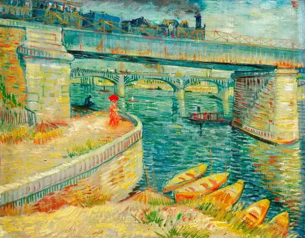 Gogh, Vincent van: Bridge across Seine (in Asnieres)