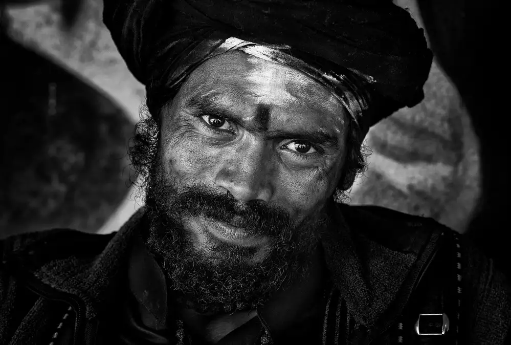 Garmendia, Inazio Joxe: Mann im Pashupatinath-Tempel-V - Kathmandu