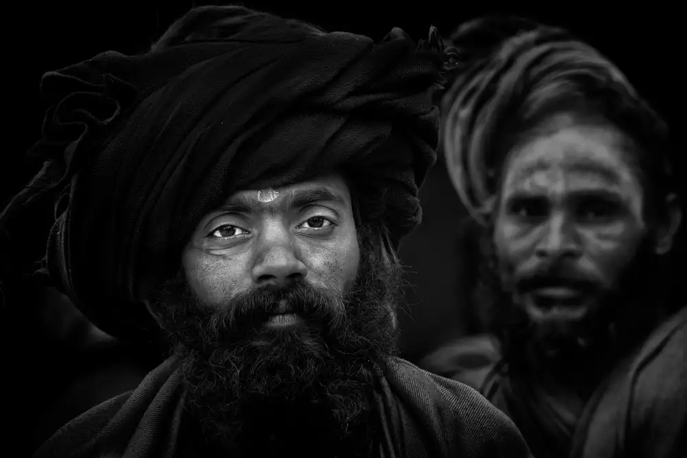 Cavalli, Giovanni: Holy men. Kumbha Mela. Allahabad