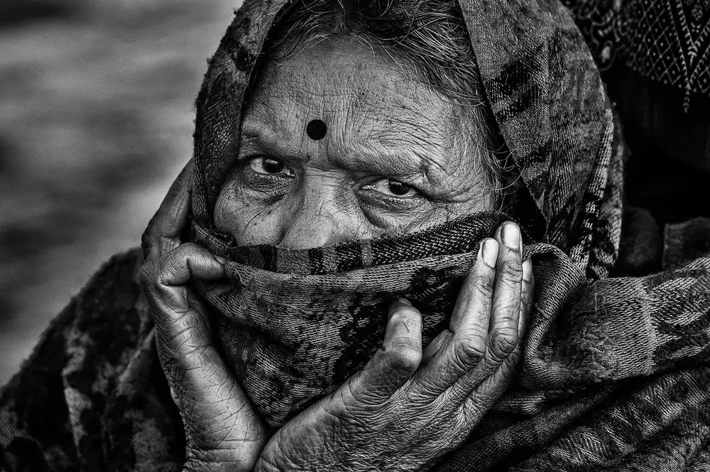 Garmendia, Inazio Joxe: Waiting for a free eye check-up and screening-VI - Netra Kumbh - India