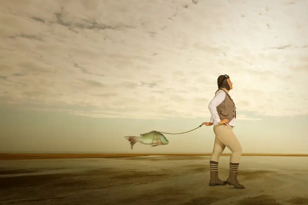 Diepenbroek, von Christine: caminando con peces