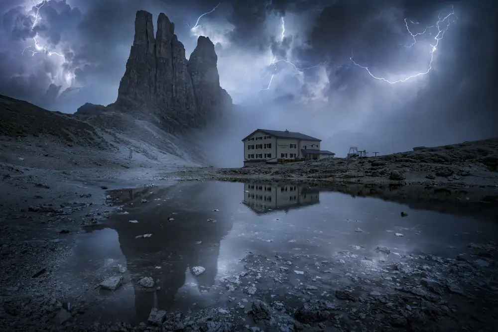 Panizza, Ghizzi Alberto: Thunderstorm in the Dolomites