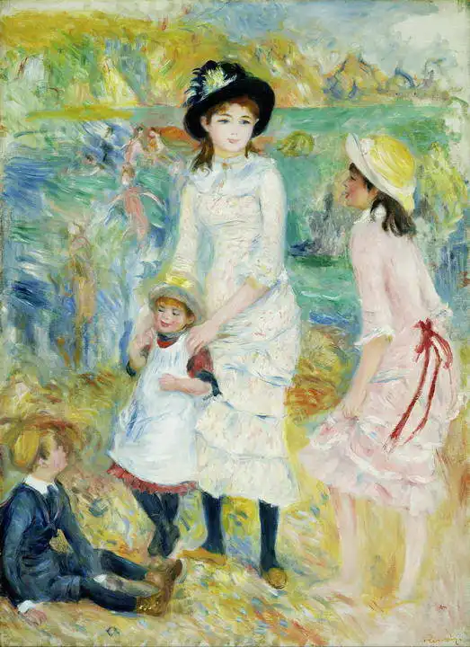 Renoir, Auguste: Kinder am Meeresufer