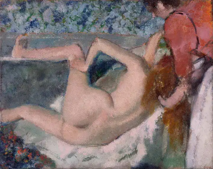 Degas, Edgar: After bath