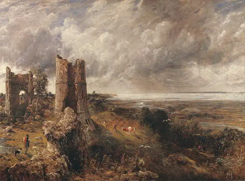 Constable, John: Hadleigh Castle, after a windy night