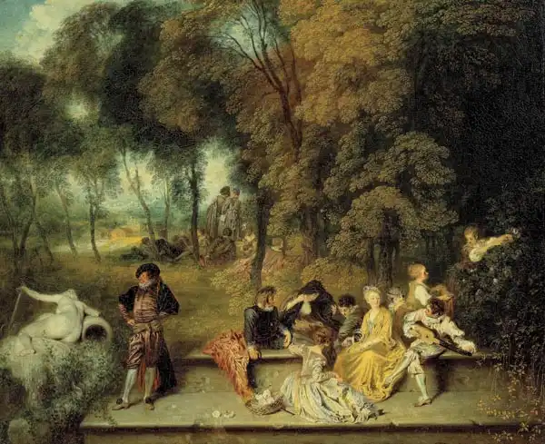 Watteau, Antoine: The Pleasures of Love