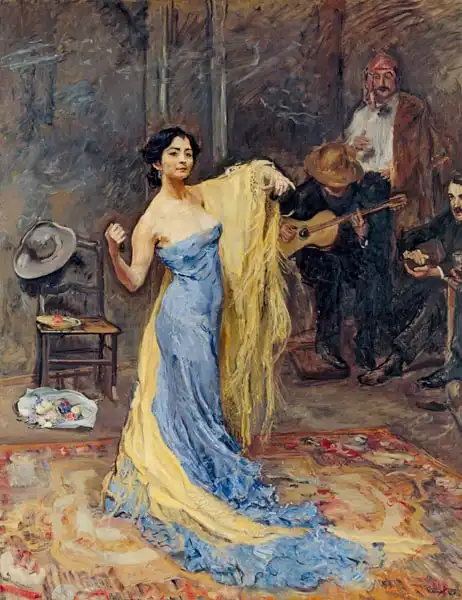 Slevogt, Max: Portrait of the Dancer Anna Pawlowa