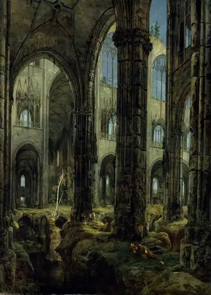 Blechen, Karl: Gothic Church Ruins