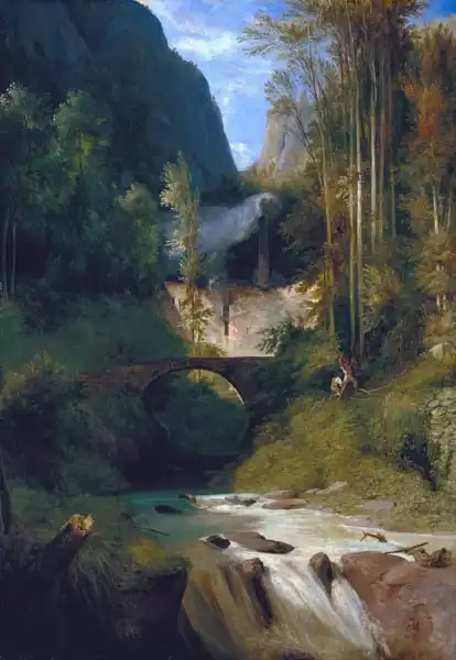 Blechen, Karl: Gorge near Amalfi