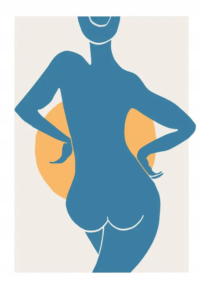 Studio, Pictufy: Femme bleue