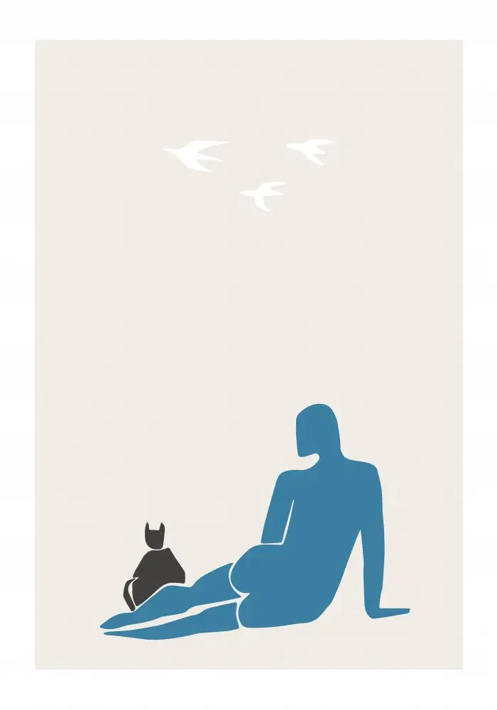 Studio, Pictufy: Femme et chat