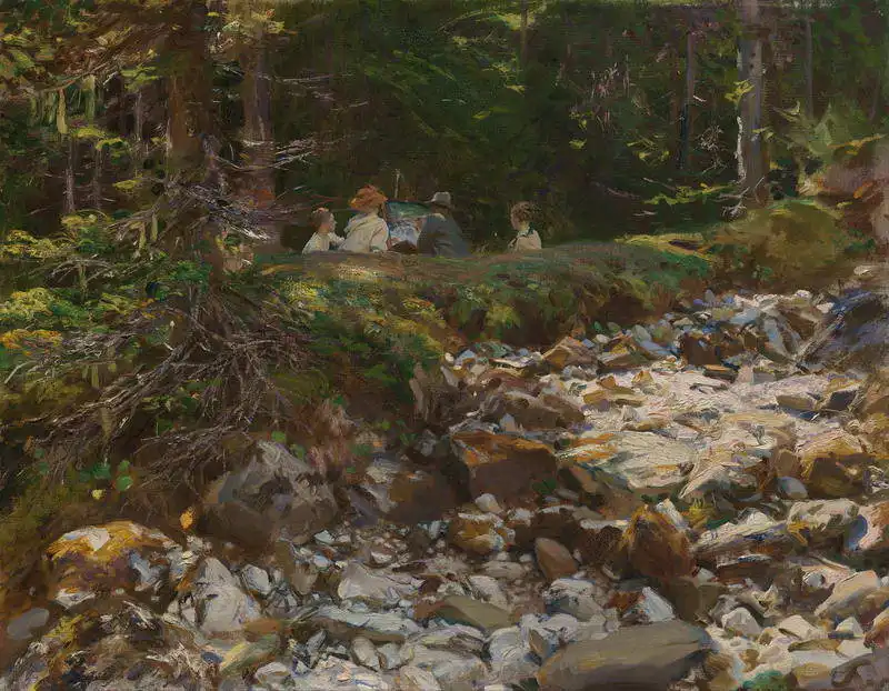 Sargent, John Singer: Teacher with pupils