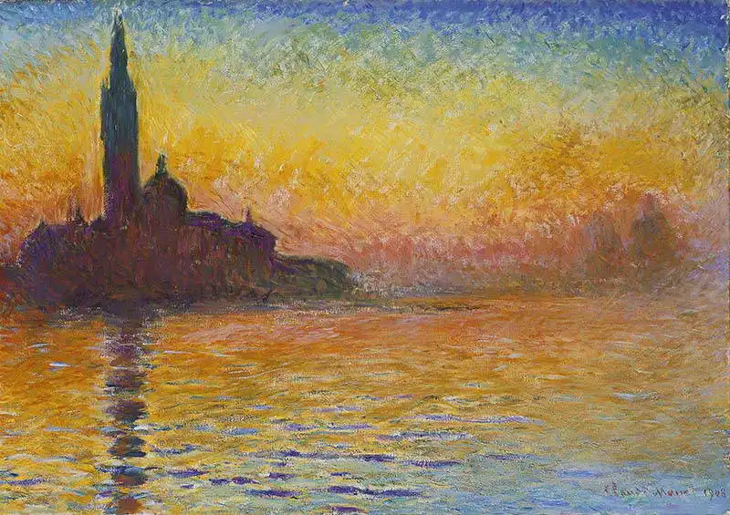 Monet, Claude: San Giorgio at dusk