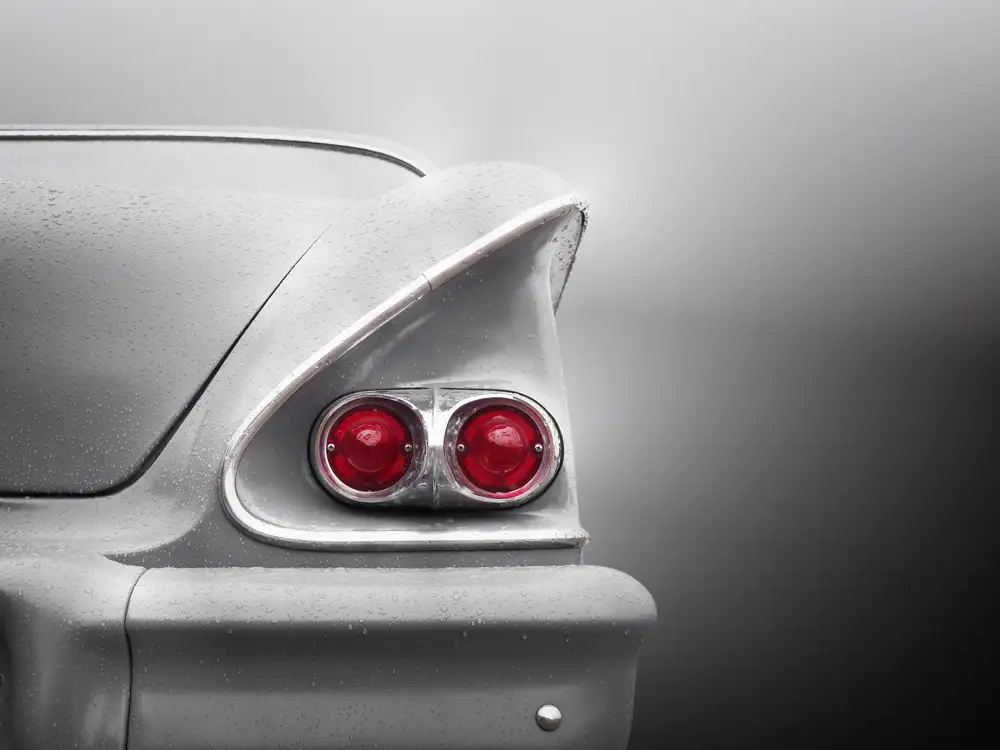 Gube, Beate: Coche clásico estadounidense 1958 Bel Air
