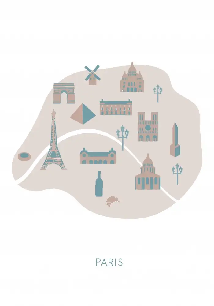 Studio, Pictufy: Paris Map