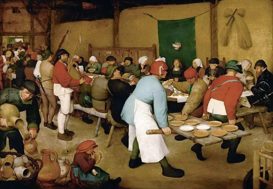 Brueghel, Pieter, the elder: Country wedding