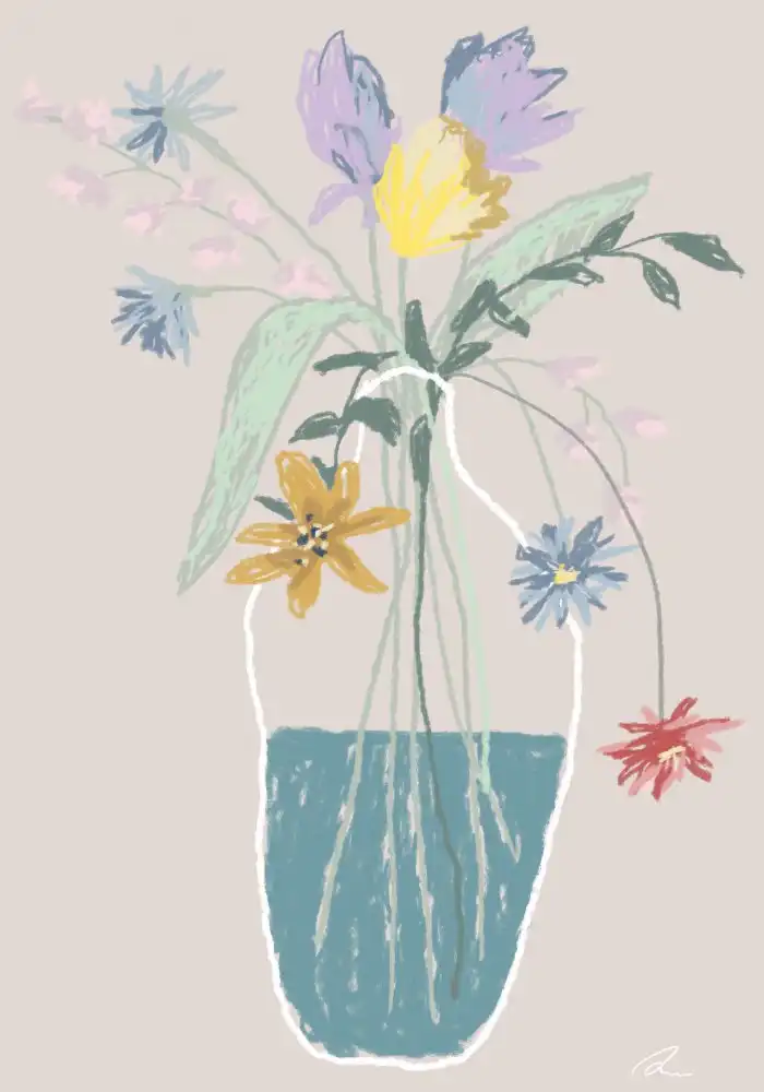 Studio, Pictufy: Bouquet de fleurs