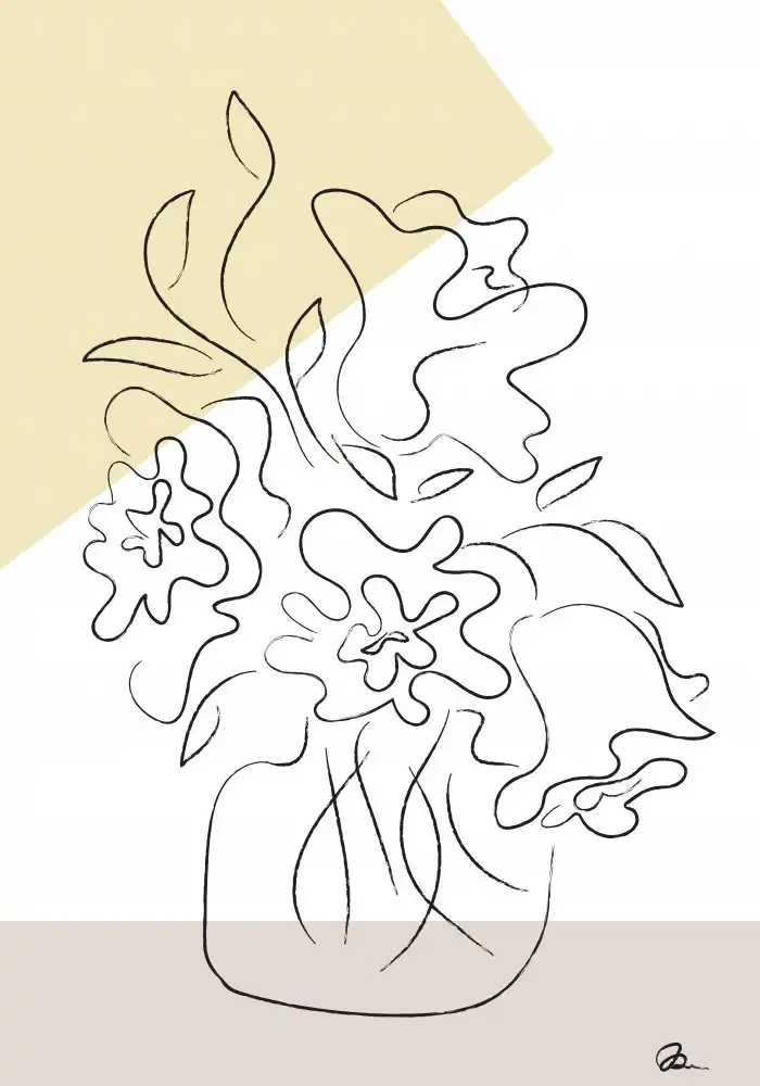 Studio, Pictufy: Bouquet De Fleurs Moderne