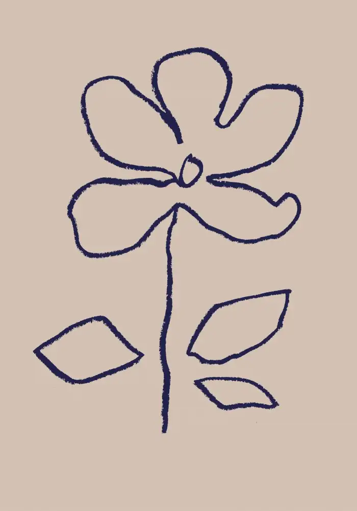 Studio, Pictufy: Pastel Al Óleo Flor Azul