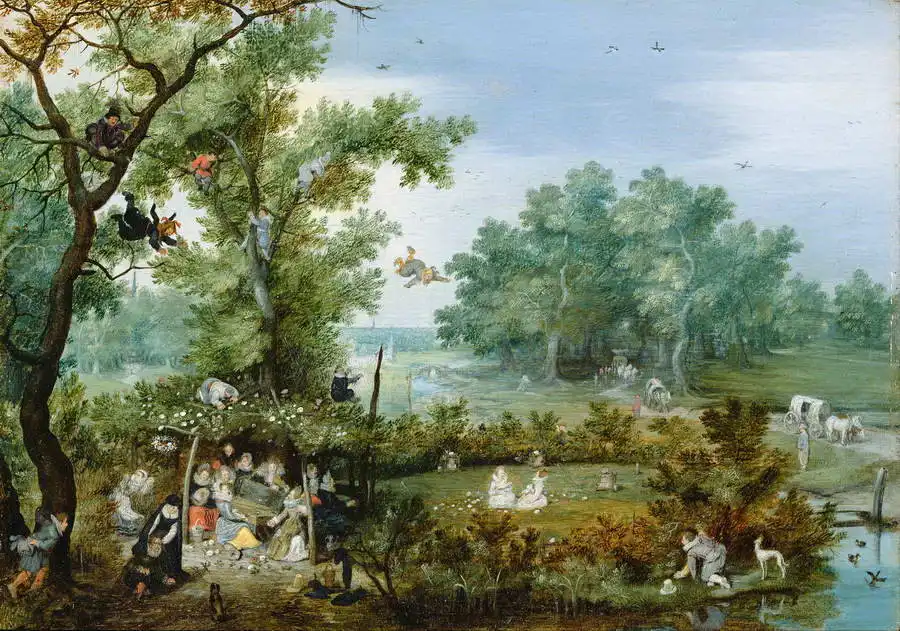 Venne, Adriaen: Spokojená společnost v Arboru
