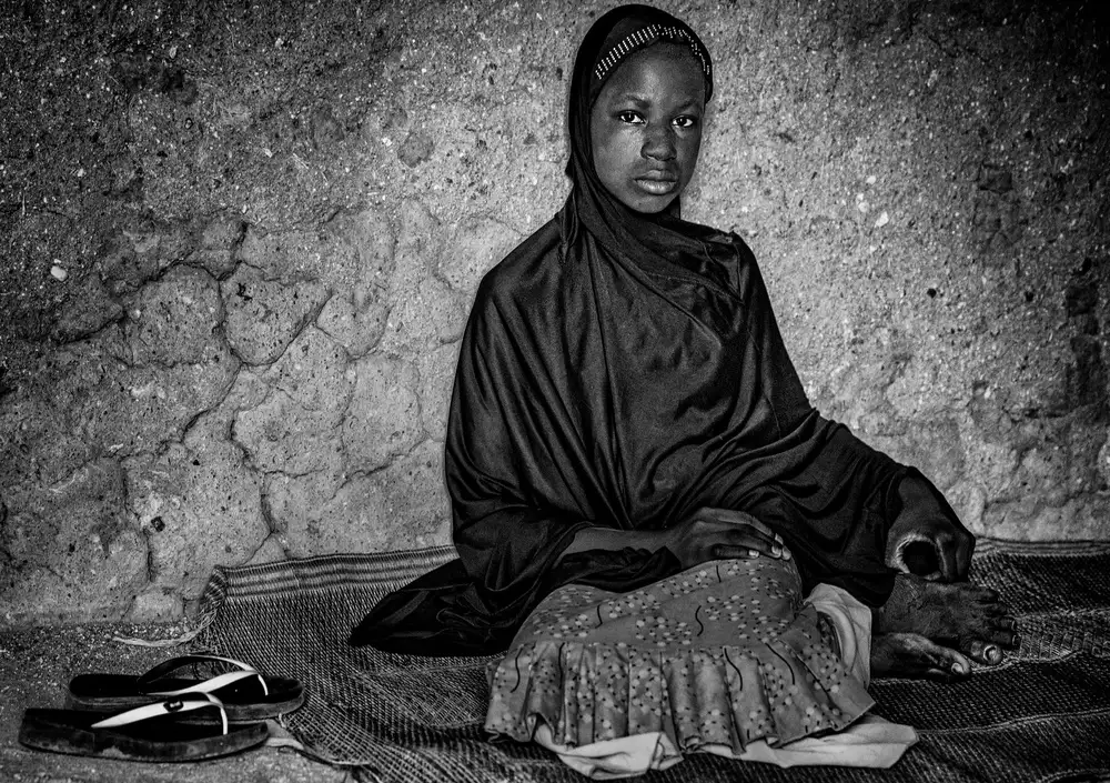 Garmendia, Inazio Joxe: Girl at her home - Niger