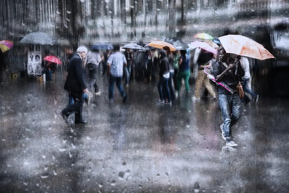 Quaglia, Nicodemo: Vendeur de parapluies à Florence